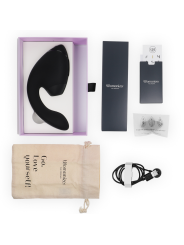 WOMANIZER DUO NEXT ESTIMULADOR VIBRADOR DUAL CLITORIS PUNTOG NEGRO
