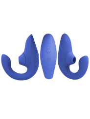 WOMANIZER BLEND ESTIMULADOR VIBRADOR RABBIT AZUL