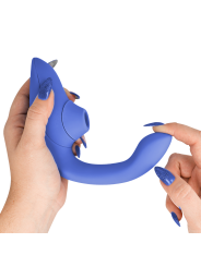 WOMANIZER BLEND ESTIMULADOR VIBRADOR RABBIT AZUL