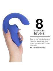 WOMANIZER BLEND ESTIMULADOR VIBRADOR RABBIT AZUL