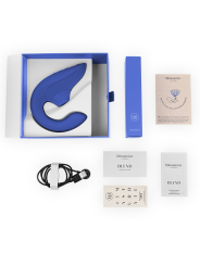 WOMANIZER BLEND ESTIMULADOR VIBRADOR RABBIT AZUL