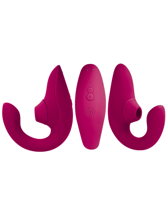 WOMANIZER BLEND ESTIMULADOR VIBRADOR RABBIT FUCSIA