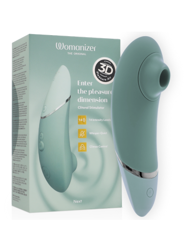 WOMANIZER NEXT ESTIMULADOR DE CLITORIS VERDE CLARO