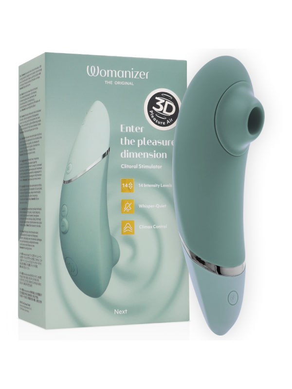 WOMANIZER NEXT ESTIMULADOR DE CLITORIS VERDE CLARO