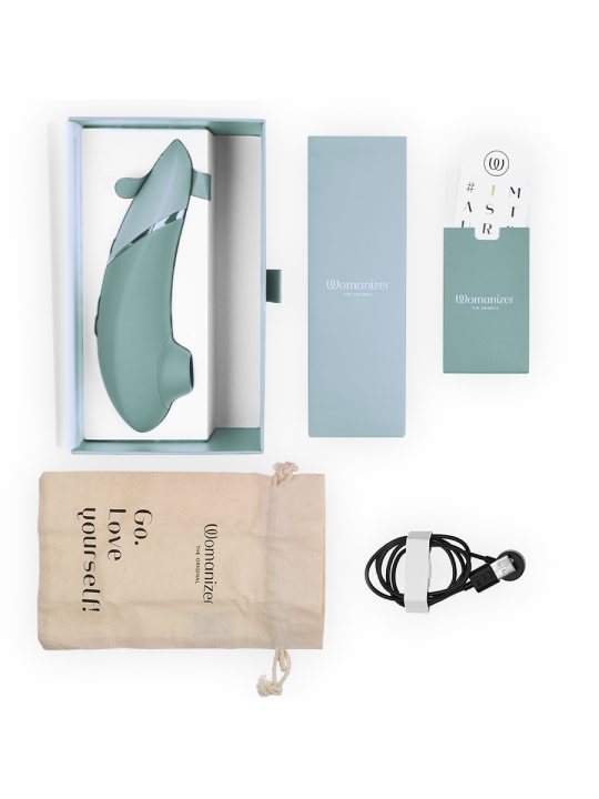 WOMANIZER NEXT ESTIMULADOR DE CLITORIS VERDE CLARO