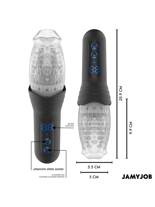 JAMYJOB SPINJOB 20 MASTURBADOR CON THRUSTING Y ROTACION