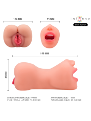 INTENSE DEEP TOUCH RILEY MASTURBADOR DOBLE BOCA VAGINA