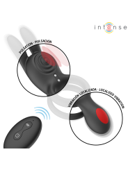 INTENSE QUINN ANILLO DOBLE CON VIBRACION CON CONTROL REMOTO