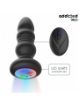 ADDICTED TOYS PLUG ANAL VIBRADOR THRUSTING Y LUZ LED CONTROL REMOTO