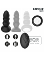 ADDICTED TOYS PLUG ANAL VIBRADOR THRUSTING Y LUZ LED CONTROL REMOTO