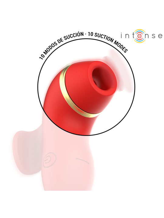 INTENSE PATTY ESTIMULADOR CON 4 CABEZALES SUCCION TAPPING TICKLING Y LICKING