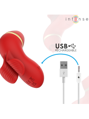 INTENSE PATTY ESTIMULADOR CON 4 CABEZALES SUCCION TAPPING TICKLING Y LICKING