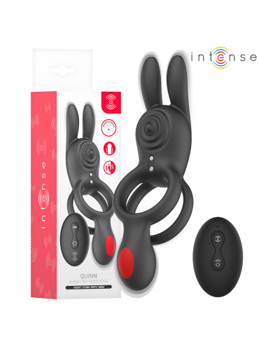 INTENSE QUINN ANILLO DOBLE CON VIBRACION CONTROL REMOTO