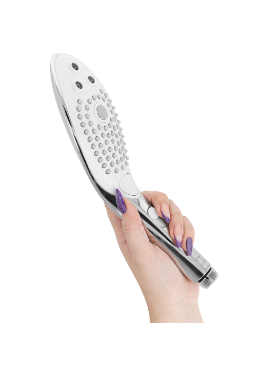 WOMANIZER WAVE CABEZAL DE DUCHA ESTIMULADOR DE CLITORIS PLATEADO