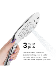 WOMANIZER WAVE CABEZAL DE DUCHA ESTIMULADOR DE CLITORIS PLATEADO