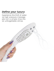 WOMANIZER WAVE CABEZAL DE DUCHA ESTIMULADOR DE CLITORIS BLANCO