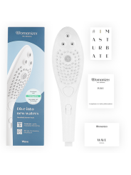 WOMANIZER WAVE CABEZAL DE DUCHA ESTIMULADOR DE CLITORIS BLANCO