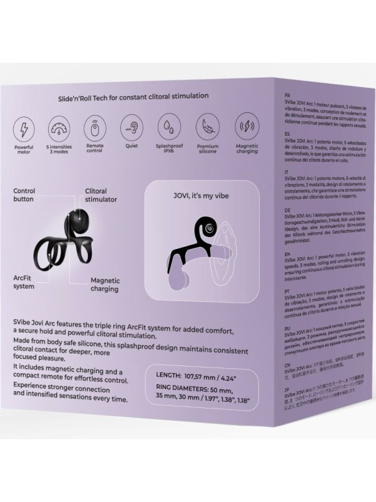 SNAIL VIBE ANILLO DE PAREJA CONTROL REMOTO