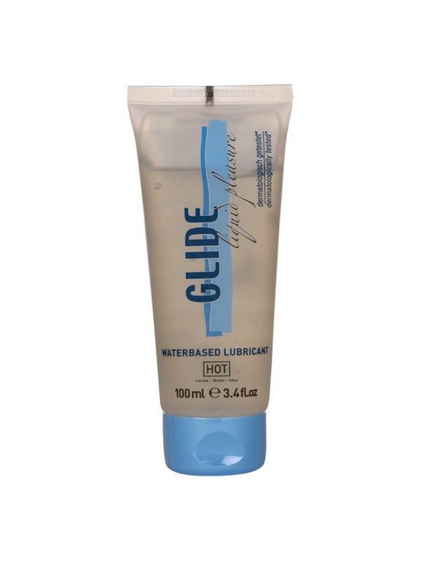 HOT GLIDE LIQUID PLEASURE LUBRICANTE BASE AGUA 100 ML