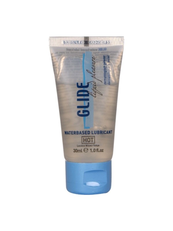 HOT GLIDE LIQUID PLEASURE LUBRICANTE BASE AGUA 30 ML