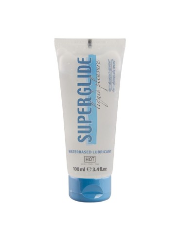 HOT SUPERGLIDE LIQUID PLEASURE LUBRICANTE BASE AGUA 100 ML