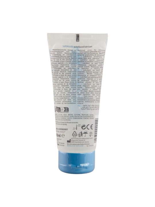 HOT SUPERGLIDE LIQUID PLEASURE LUBRICANTE BASE AGUA 100 ML