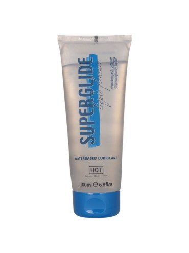 HOT SUPERGLIDE LIQUID PLEASURE LUBRICANTE BASE AGUA 200 ML