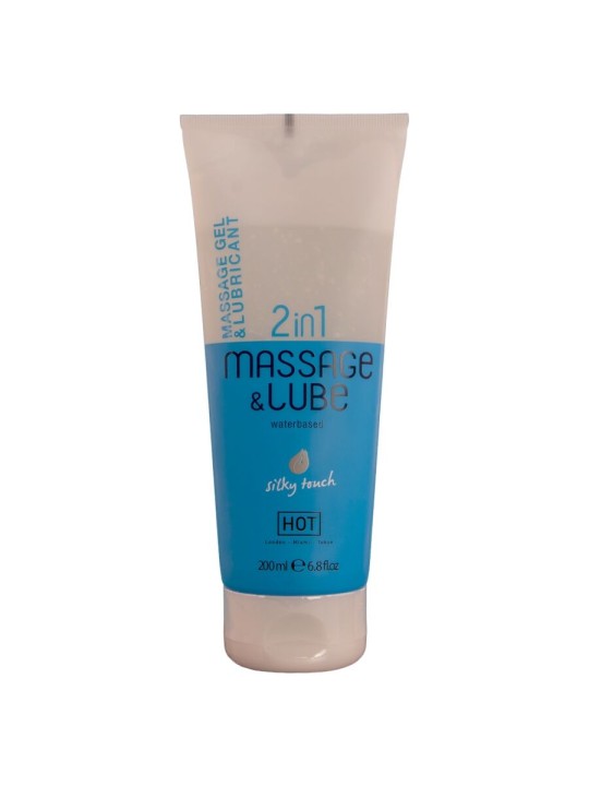 HOT MASSAGE GLIDE GEL 2 EN 1 TACTO SEDOSO 200 ML