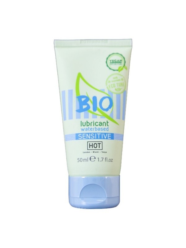 HOT BIO LUBRICANT LUBRICANTE BIO BASE AGUA SENSIBLE 50 ML