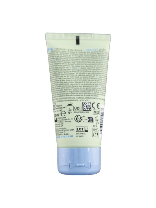 HOT BIO LUBRICANT LUBRICANTE BIO BASE AGUA SENSIBLE 50 ML