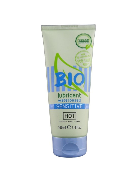 HOT BIO LUBRICANT LUBRICANTE BIO BASE AGUA SENSIBLE 100 ML