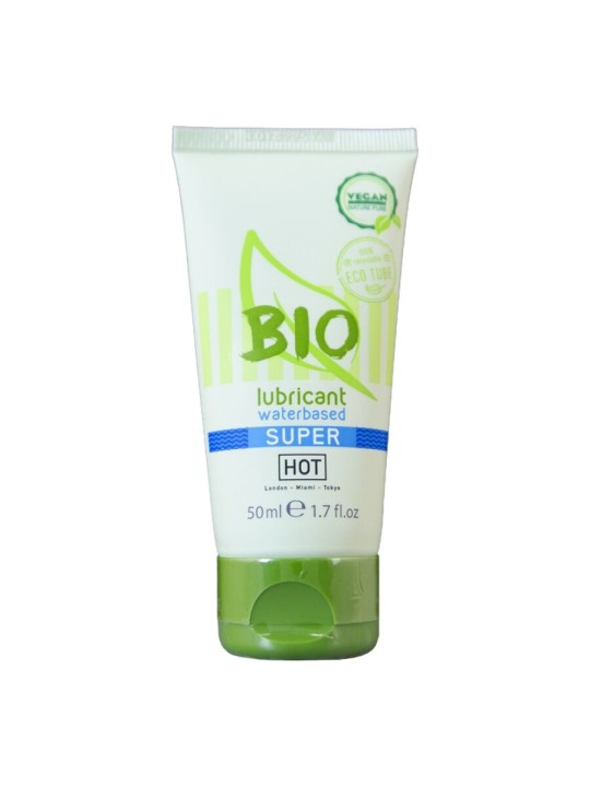 HOT BIO LUBRICANT LUBRICANTE BIO BASE AGUA SUPERGLIDE 50 ML