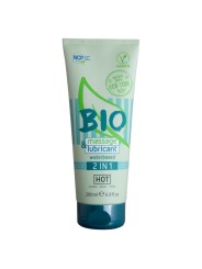 HOT BIO MASSAGE LUBRICANTE BASE AGUA 2 EN 1 200 ML