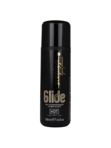 HOT PREMIUM SILICONE GLIDE LUBRICANTE BASE SILICONA 100 ML