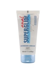 HOT ANAL SUPERGLIDE LIQUID PLEASURE LUBRICANTE ANAL BASE AGUA 100 ML