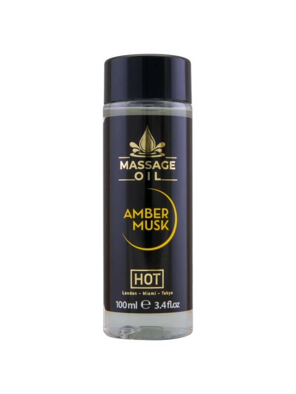 HOT ACEITE DE MASAJE AMBER MUSK 100 ML