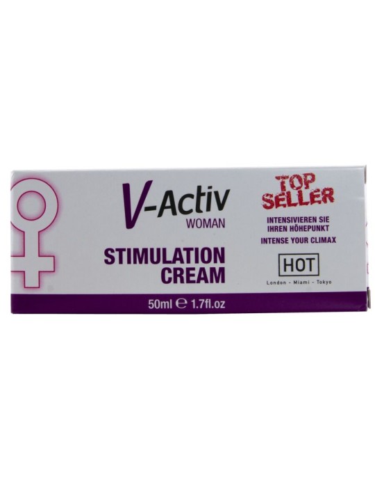 HOT V ACTIV CREMA ESTIMULANTE PARA MUJER 50 ML