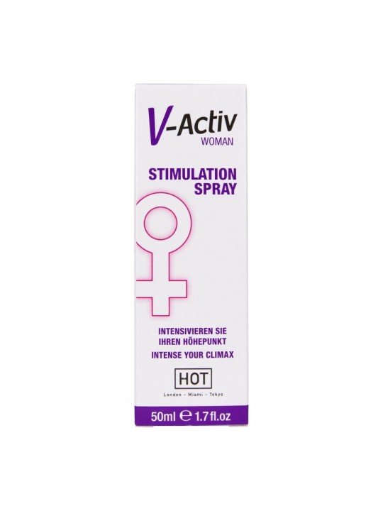 HOT V ACTIV SPRAY ESTIMULANTE PARA MUJER 50 ML