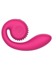 SNAIL VIBE GIZI LITE VIBRADOR DUAL PUNTO G Y CLITORIS ROSA