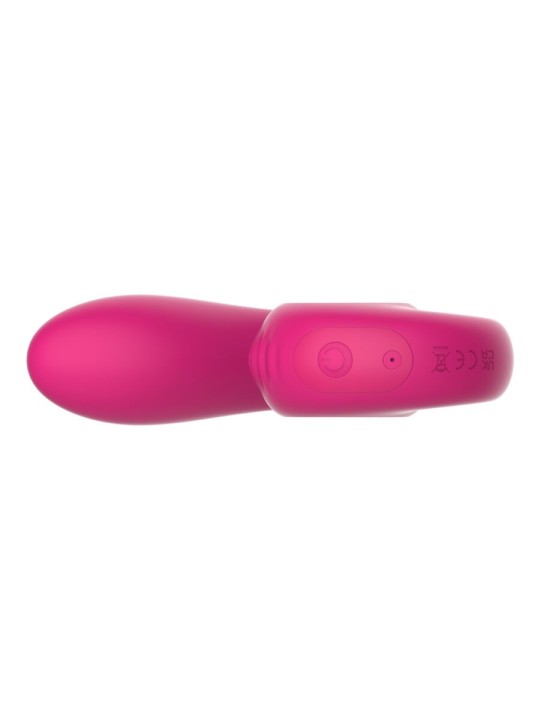 SNAIL VIBE GIZI LITE VIBRADOR DUAL PUNTO G Y CLITORIS ROSA