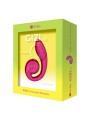 SNAIL VIBE GIZI LITE VIBRADOR DUAL PUNTO G Y CLITORIS ROSA