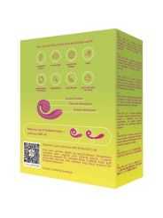 SNAIL VIBE GIZI LITE VIBRADOR DUAL PUNTO G Y CLITORIS ROSA