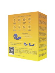 SNAIL VIBE GIZI LITE VIBRADOR DUAL PUNTO G Y CLITORIS MORADO