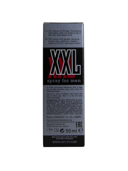 HOT SPRAY XXL PARA HOMBRE 50 ML