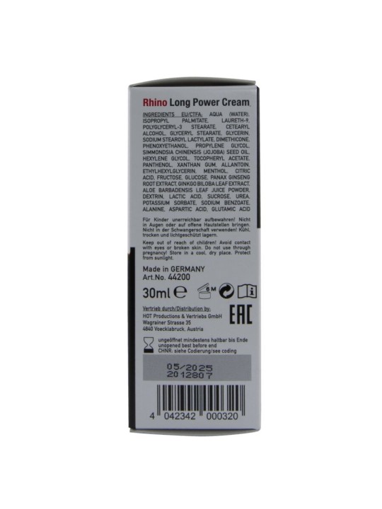 HOT RHINO LONG POWER CREMA 30 ML