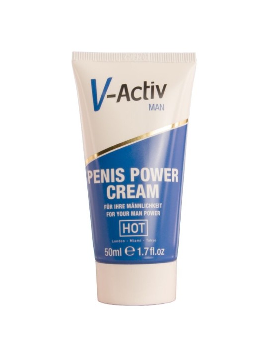 HOT V ACTIV PENIS POWER CREMA PARA HOMBRE 50 ML