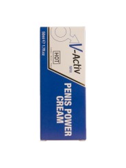 HOT V ACTIV PENIS POWER CREMA PARA HOMBRE 50 ML