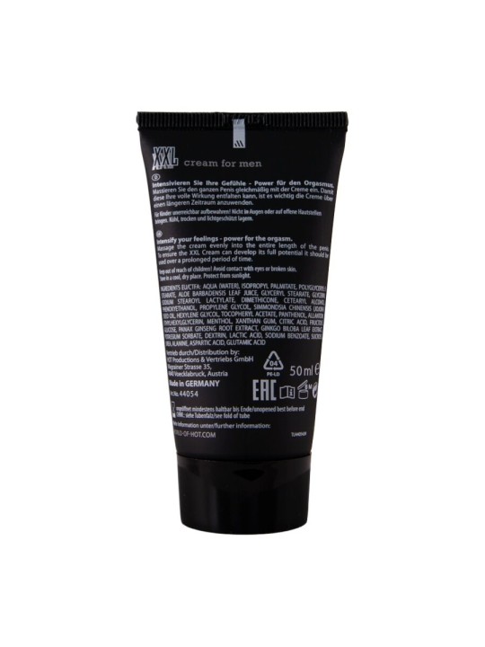 HOT CREMA XXL PARA HOMBRE 50 ML