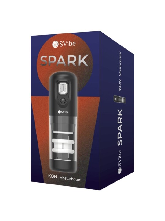 SNAIL VIBE IKON SPARK MASTURBADOR CON EMPUJE Y ROTACION