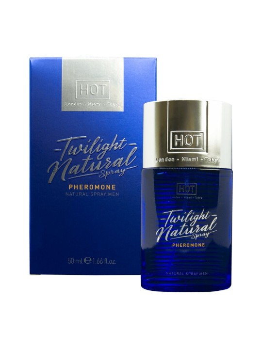 HOT TWILIGHT SPRAY NATURAL CON FEROMONAS HOMBRE 50 ML